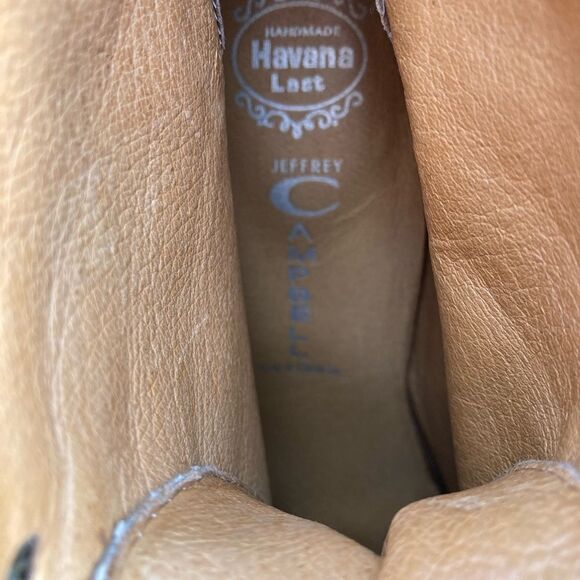 Jeffrey Campbell Freda Tan Highest Platform Booties - Picture 9 of 10